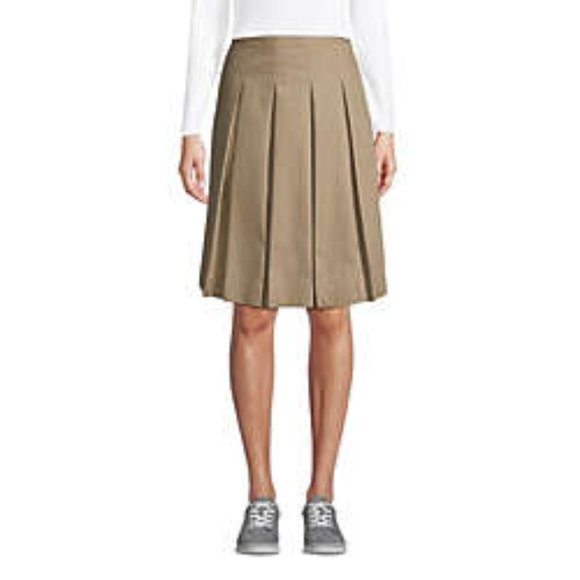 COPY - Lands' End Women's School Uniform TOK SLD Box Pleat Skirt, NWT - Picture 1 of 2